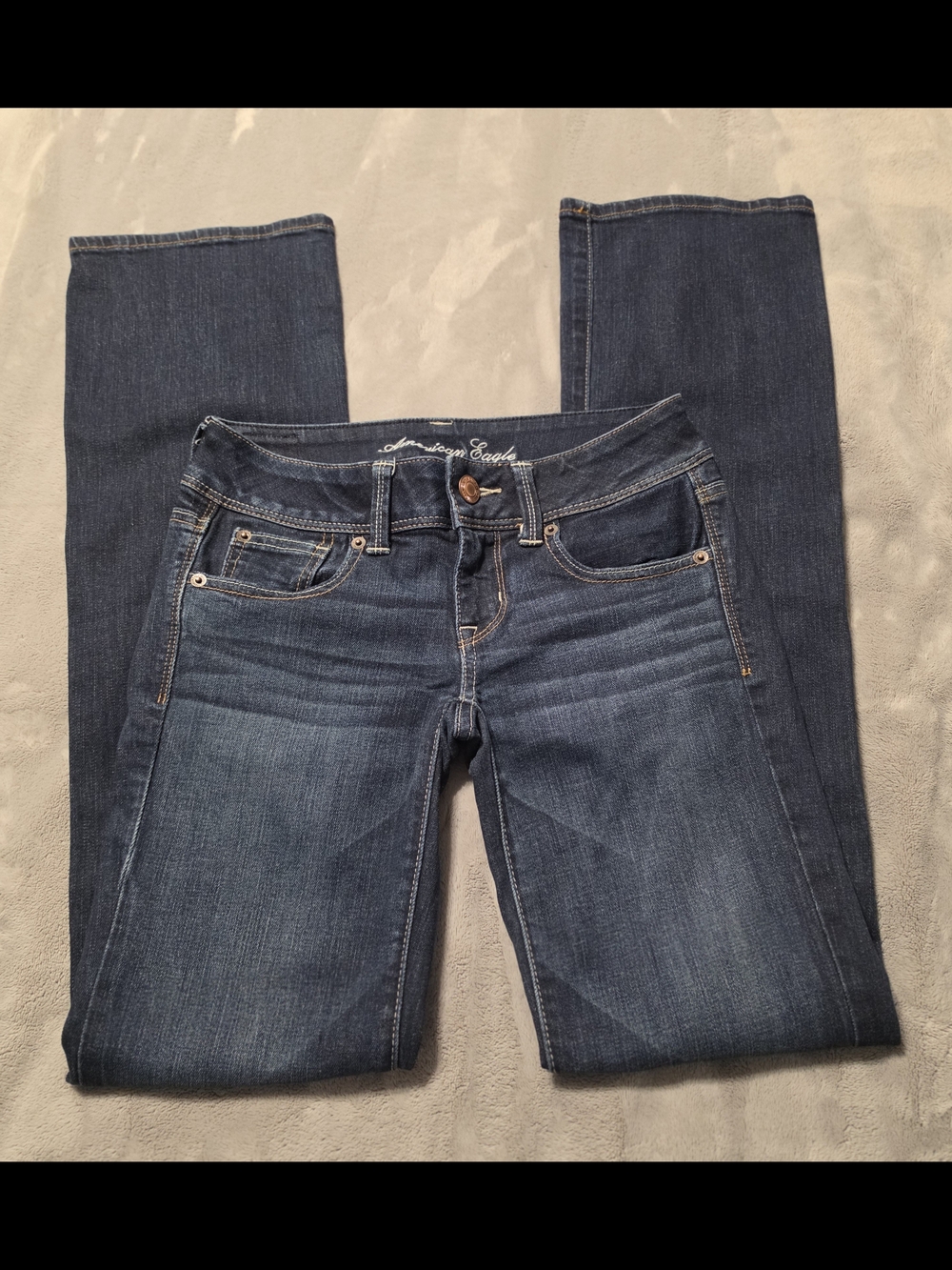 American Eagle Outfitters Dark Blue Women's Slim Bootcut Jeans SIZE 2